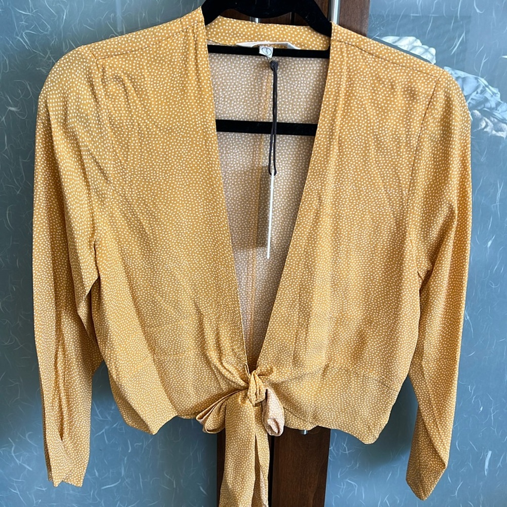 Brand new tie blouse